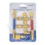Adaptadores y mangueras kit para gas refrigerante contenido 8 piezas - Imagen 4