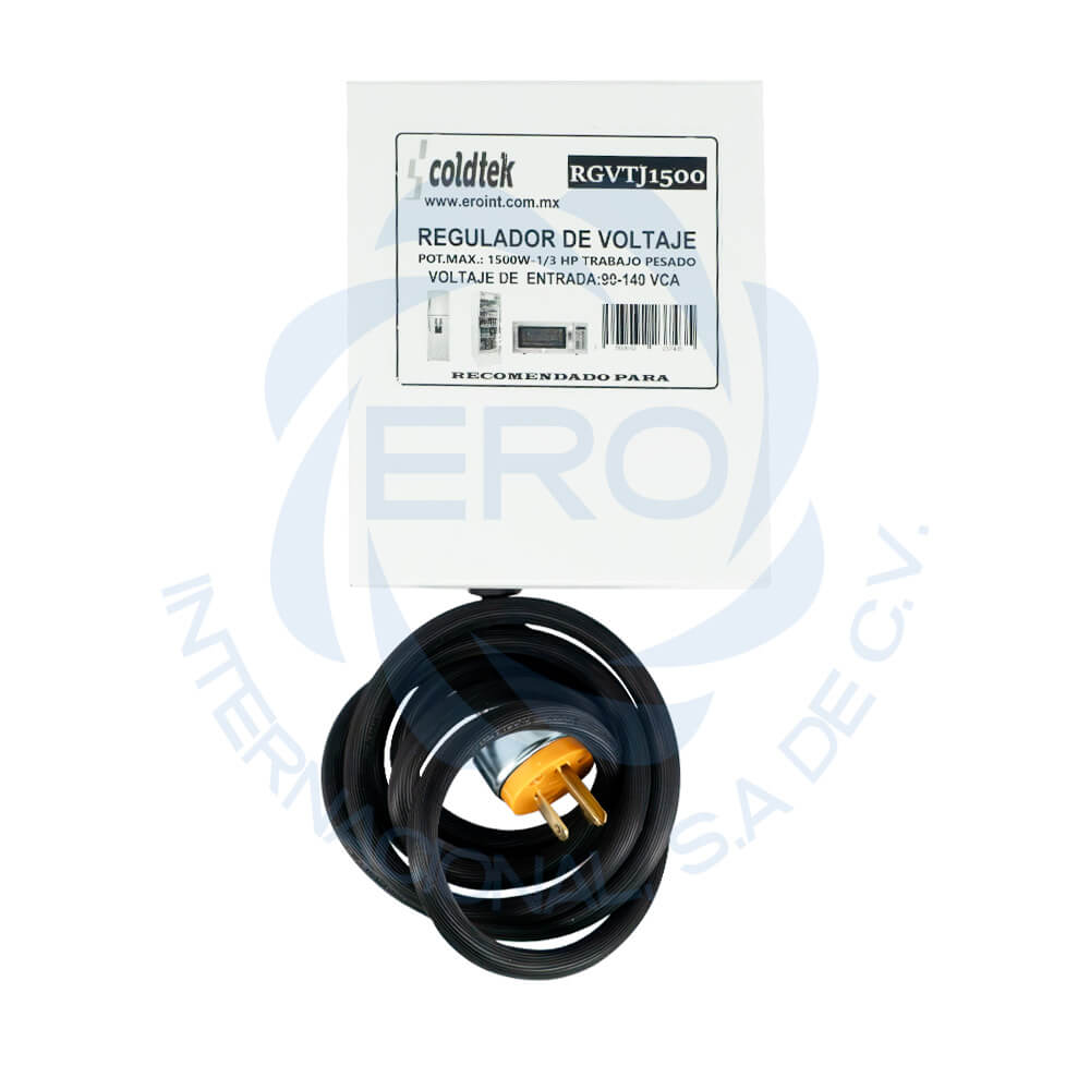 RGVTJ1500_2 Regulador de voltaje 1500W para microondas, lavadora, refrigeradores dómesticos - Imagen 1
