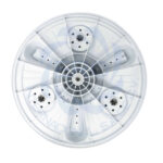 Impulsor 40cm diametro flecha astriada 11 dientes para lavadora WMP - Imagen 5