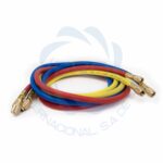 Mangueras para carga de gas refrigerante gas R134a largo 60" presión trabajo: 600 PSI; quiebre: 3000 PSI - Imagen 2