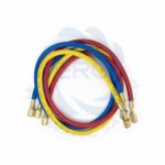 Mangueras para carga de gas refrigerante gas R22 / R134a /R502 largo 36" presión trabajo: 500 PSI; quiebre: 2500 PSI - Imagen 3