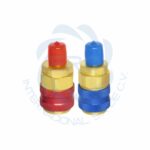 Cople rápidos recto para gas R134a para refrigeración COLDTEK
