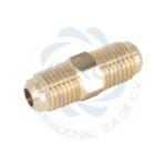 Niple unión flare para refrigeración 1/4"