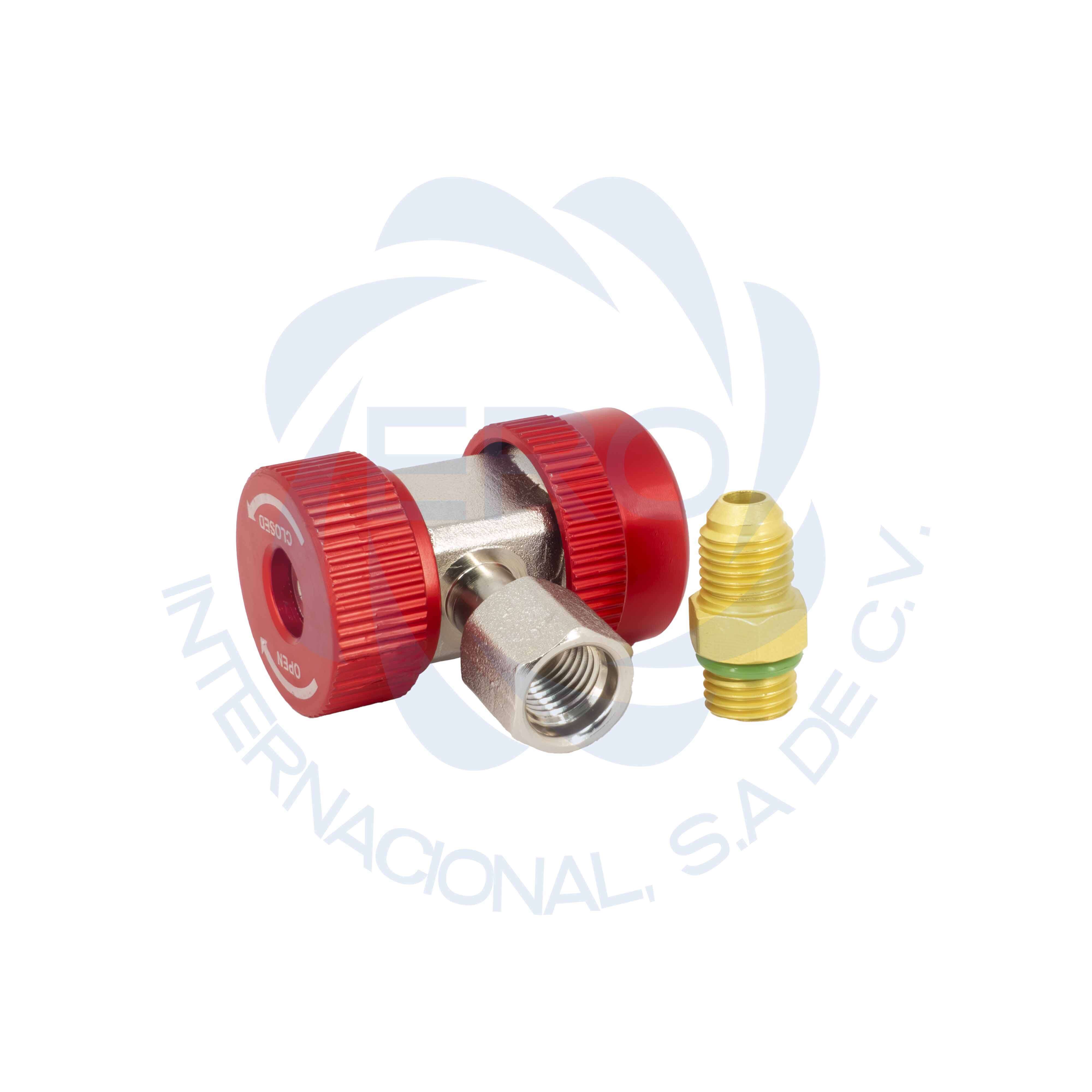 CRAHEA002-1 Cople rápidos angulado para gas R134a para refrigeración COLDTEK - Imagen 1