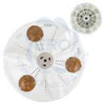 Impulsor 37.5cm diametro flecha astriada de 11 dientes para lavadora DW-1311 WMP