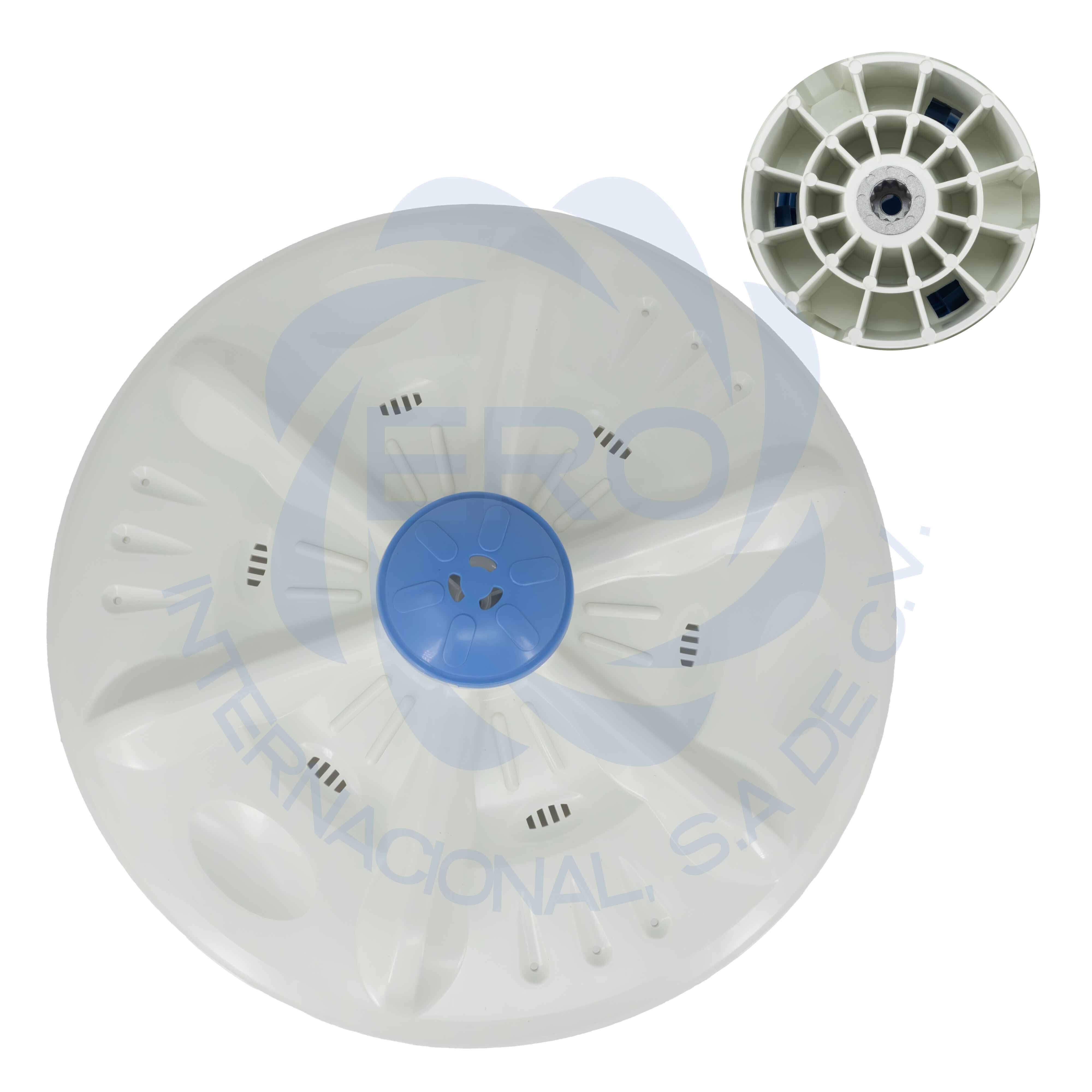 IMLADW003-1 Impulsor 41cm diametro flecha astriada 11 dientes para lavadora DW-111-DWF-200 D WMP - Imagen 1