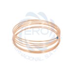 Tubo capilar de cobre en rollo para enfriamiento diámetros interior: 1.37mm; exterior: 2.69mm