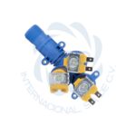 Electroválvula 1 entrada, 3 salidas, 3 bobinas para lavadora WMP - Imagen 2