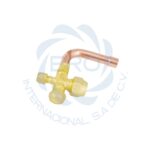 Válvula de servicio tubo curvo para mini-split 1/2” - Imagen 3