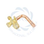 Válvula de servicio tubo curvo para mini-split 1/2”