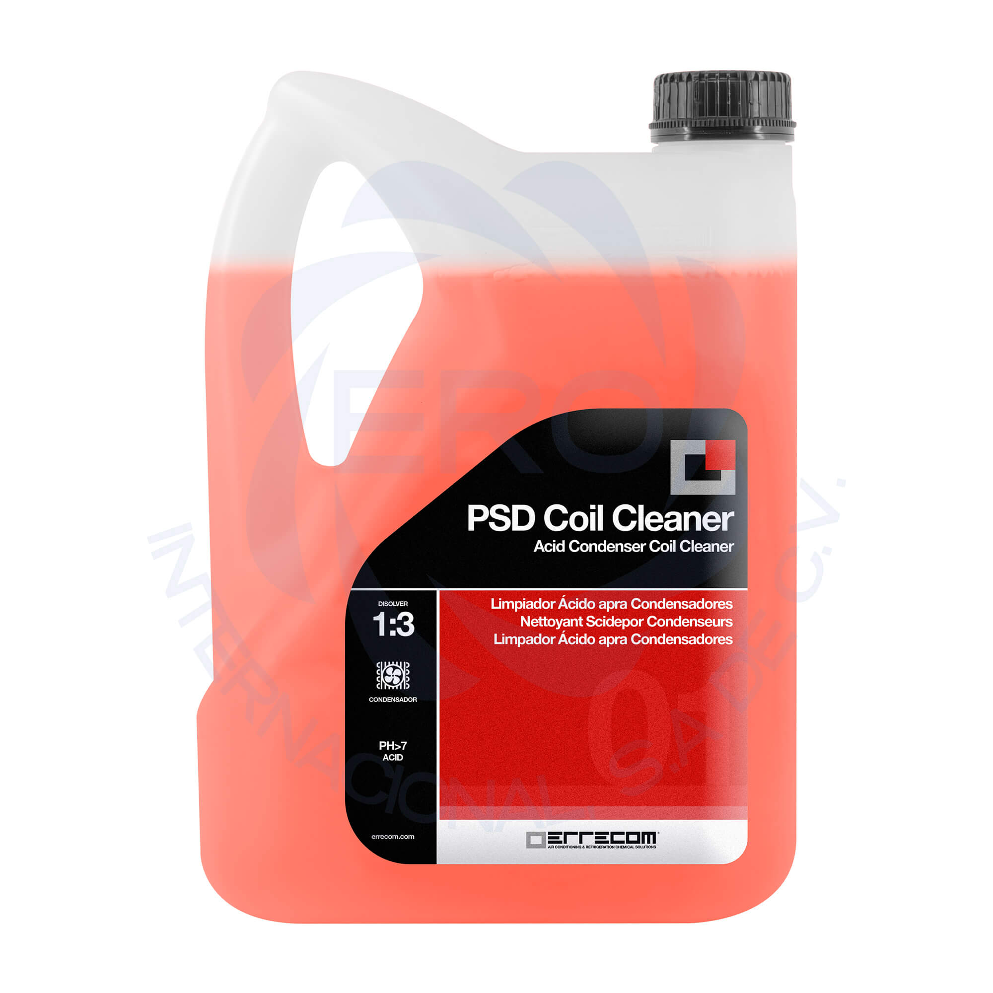 LQLVAA018 Liquido de lavado de líneas frigoríficas, ácido para condensadores, 3.78 Litros, PSD COIL CLEANER - Imagen 1