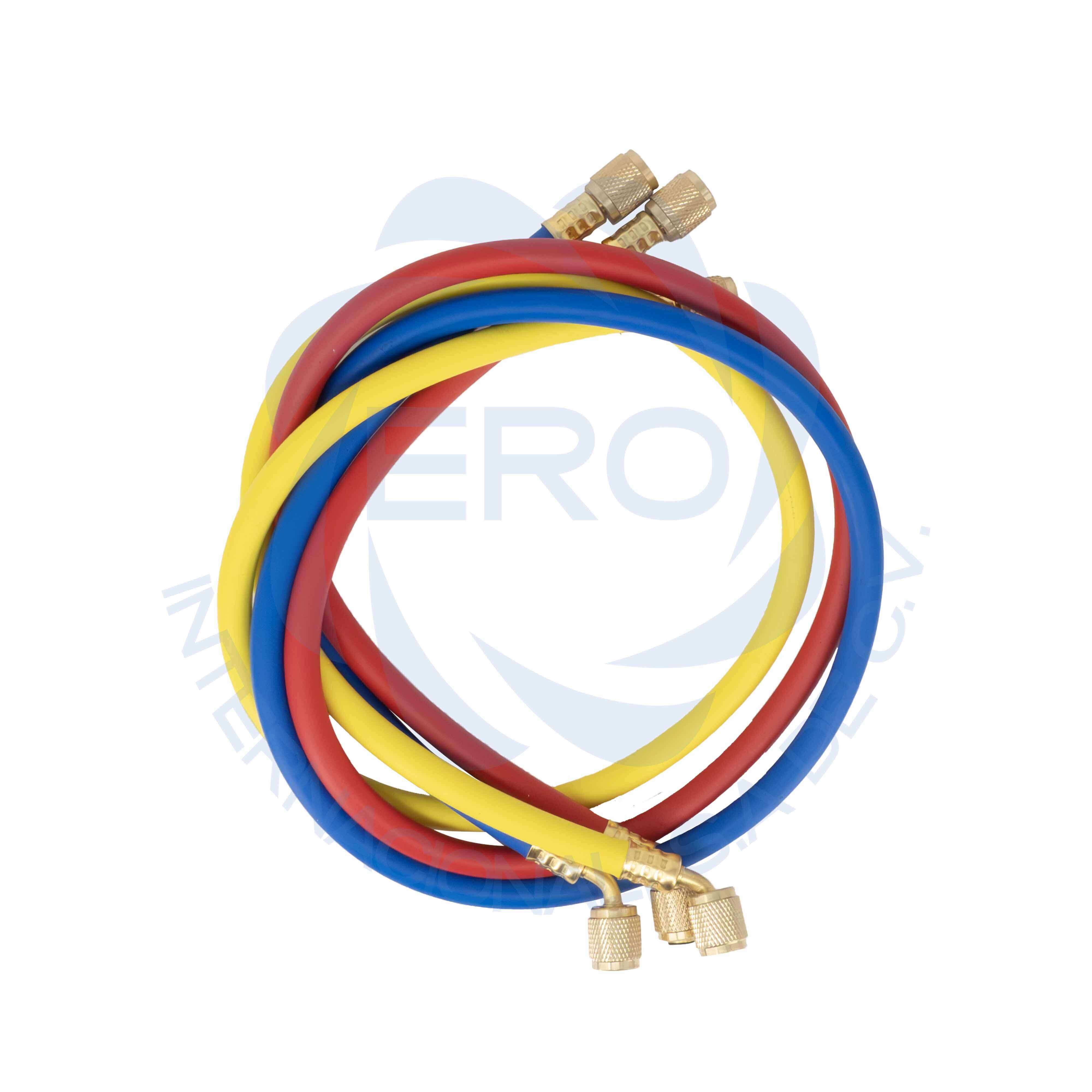 MCREHA001-2 Mangueras para carga de gas refrigerante gas R134a largo 36" presión trabajo: 600 PSI; quiebre: 3000 PSI - Imagen 1