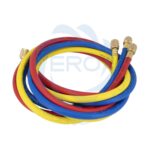 Manifold con antivibración y protección en manómetros para gas refrigerante gas R410a / R404 / R22 largo 60" - Imagen 2