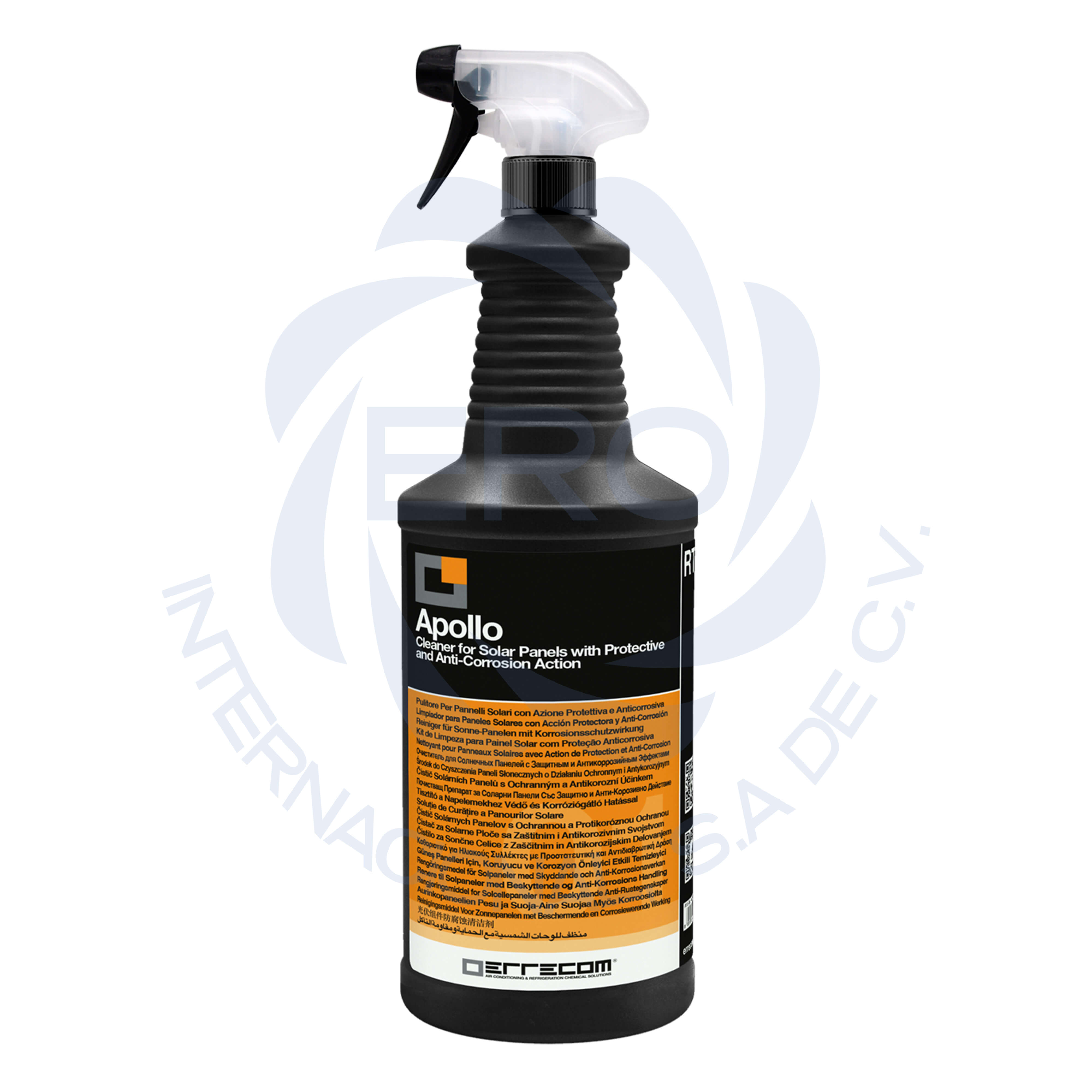 LQLVPN001 Liquido limpiador alcalino concentrado para paneles solares fotovoltaicos y termisco 1L APOLLO - Imagen 1