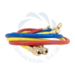 Mangueras para carga de gas refrigerante gas R22 / R404 / R410a largo 36" presión trabajo: 800 PSI; quiebre: 4000 PSI - Imagen 2