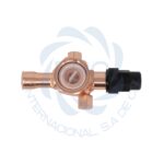 Válvula rotalock con puntas de cobre soldable 5/8" x 1-1/4" - 12UNF - Imagen 2