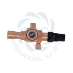 Válvula rotalock con puntas de cobre soldable 3/4" x 1-1/4" - 12UNF - Imagen 2