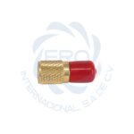 Adaptador rígido con valvula 1/4" Hembra - 5/16" Macho R410a - Imagen 2