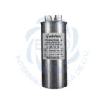 Capacitor de trabajo duales de aluminio para refrigeración 55uF + 6uF