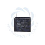 Capacitor de trabajo cuadrado con terminales para ventiladores 10uF