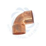 Codo 90° radio corto soldable de cobre 411120010H diámetro exterior: 2 5/8”; nominal: 2 1/2” - Imagen 3