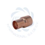 Reductor campana soldable de cobre 411110004H diámetro exterior: 1 1/8” x 7/8”; nominal: 1” x 3/4”