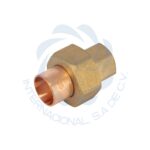 Tuerca unión soldable de cobre 411160001H diámetro exterior: 5/8”; nominal: 1/2”