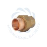 Tuerca unión soldable de cobre 411160003H diámetro exterior: 1 1/8”; nominal: 1”