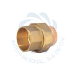 Tuerca unión soldable de cobre 411160006H diámetro exterior: 2 1/8”; nominal: 2”