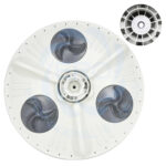 Impulsor 41cm diametro flecha astriada 11 dientes para lavadora WMP
