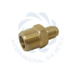 Niple unión terminales para refrigeración 1/4" x 3/8"