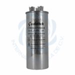 Capacitor de trabajo duales de aluminio para refrigeración 60uF + 6uF