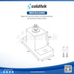 Bases de caucho para condensadoras de aire acondicionado COLDTEK - Imagen 4