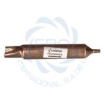 Filtro deshidratador soldable para refrigerador volumen 15gr 1 entrada 1 salida