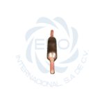 Filtro deshidratador soldable para refrigerador volumen 15gr 1 entrada 1 salida, con colillas largas - Imagen 3