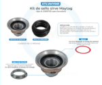Kit de sello sirve Maytag tipo 6-2095720 para lavadora WMP - Imagen 2