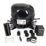 Compresor gas R134a, LBP, para refrigeración 1/5 HP 5.2 cm 563 BTUs