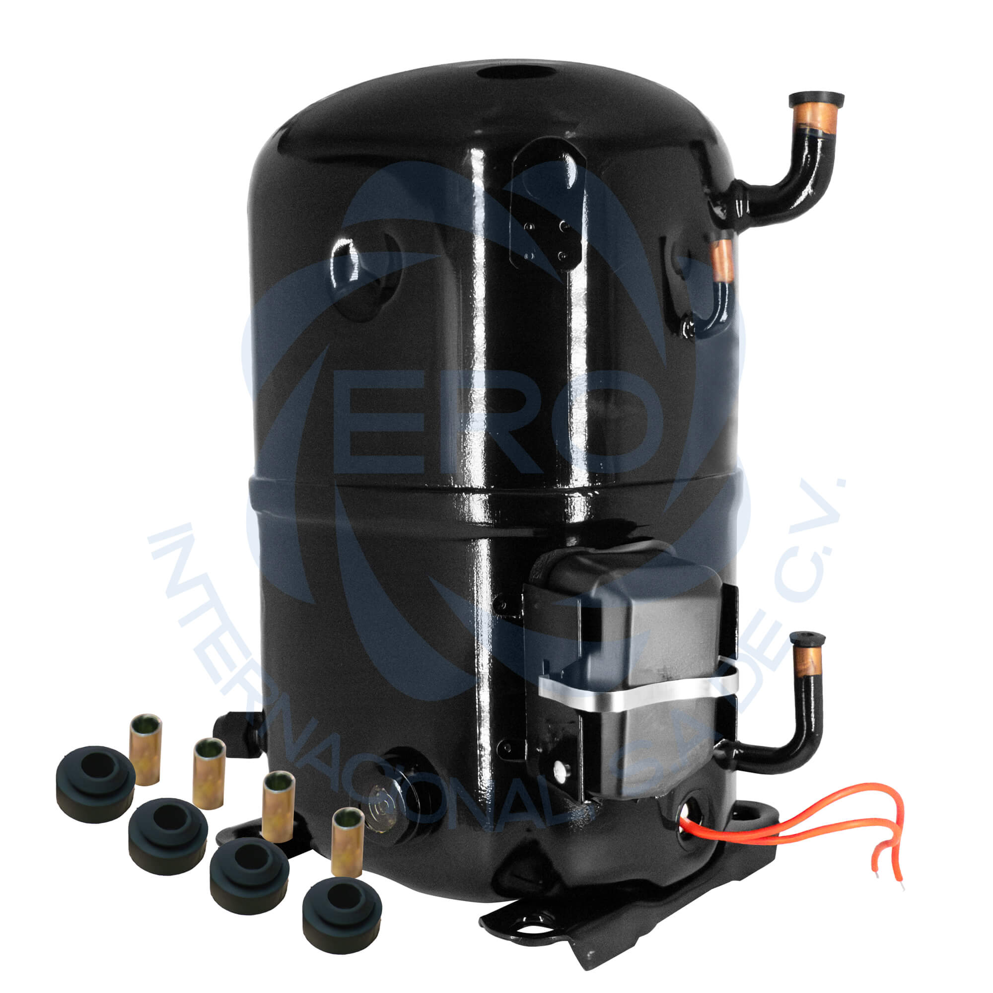 CMPT404BT22V3 Compresor de piston para gas R404, 6HP, 220V, 60hz, trifásico, media temperatura, tipo tandem - Imagen 1