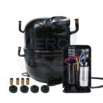Compresor de piston para gas R404, 1.75HP, 220V, 60hz, 1 fase, media temperatura, tipo tandem