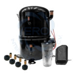 Compresor de piston para gas R404, 5HP, 220V, 60hz, 1 fase, media temperatura, tipo tandem - Imagen 5