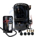Compresor de piston para gas R404, 3.5HP, 220V, 60hz, 1 fase, media temperatura, tipo tandem
