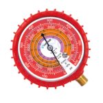 Manómetro con antivibración y protección para gas refrigerante gas R410 / R404 / R22 presión alta