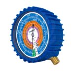 Manómetro con antivibración y protección para gas refrigerante gas R410 / R404 / R22 presión baja - Imagen 2