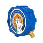 Manómetro con antivibración y protección para gas refrigerante gas R1270 / R290 / R600a presión baja - Imagen 2