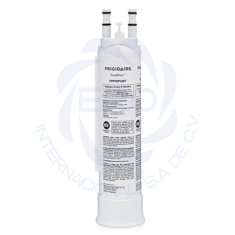 Filtri Frigorifero Samsung Filtro Acqua Per Frigorifero Frigidaire - Compatibile Con FPPWFU01 PWF-1, Confezione Singola, Materiale Alimentare Balconcino Frigorifero Whirlpool